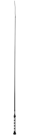 Weaver Livestock Basic Pig Show Whip, Hog Livestock Whip with Braided Nylon Handle, Leather Popper, Lightweight Braided Shaft, 36, Navy/White