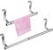 Pizsieat 2 Pièces Porte Torchon Cuisine sans Percage Télescopique Porte Serviette Cuisine en Acier Inoxydable Support Torchon Cuisine pour Cuisine Salle de Bain (Argent)