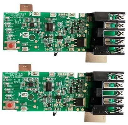 Janllenton Protection Circuit Board (PCB) for Milwaukee M18 18V – Replacement BMS Module for 6.0Ah & 8.0Ah 21700 Battery Packs (Battery Not Included, 2-Pack)