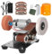 Rusopobe Electric Belt Sanding Machine, Mini Belt Sander 15 Degree Electric Bench Grinder Sanding Machine for Metal Working and Woodworking, 7 Adjustable Speed