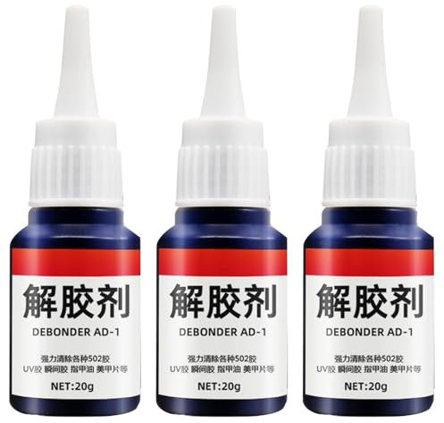 Sekundenkleber Entferner,60 g Klebstoffentferner Etikettenlöser - Klebereste Entferner, Etikettenlöser Zum Entfernen Von Etiketten, Multifunktionaler Kleberentferner Für Nagelkleber, Metall, Glas