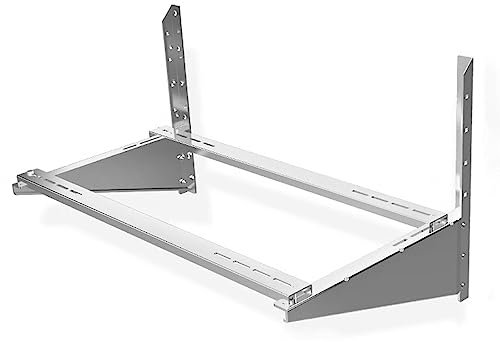 NALsa Air Conditioner Brackets, 304 Stainless Steel Brackets Mini Split Stand, Outdoor Wall Mounting Bracket for Condenser Ductless Air Conditioner Heat Pump & HVAC Systems