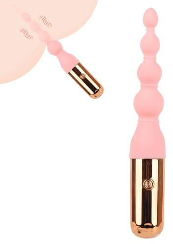Qcpuuu Perles Anales Vibromasseur, Plugs Anals Vibrants, Anal Plug avec Stimulation Prostatique, Gode Femme Sextoy pour Couple, Vibromasseur Anal Femme et Homme