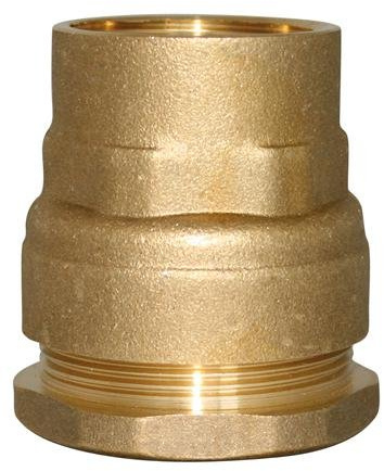 SOMATHERM FOR YOU - Raccord En Laiton Droit Pour Tube Pe Ø32 Mm - Filetage Interieur 1 - Résistant Jusqu'à 20 Bar - Température -10° À +80°C - Joint Torique Epdm - Norme Acs - Garantie 5 Ans