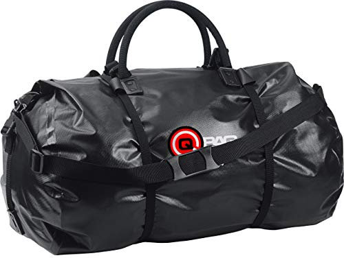 QBag Hecktasche/Gepäckrolle Wasserdicht 85L Schwarz-für Motorrad schwarz