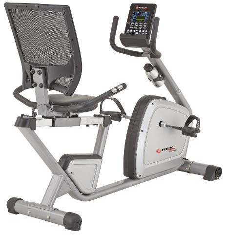 Rex Sport Liege Rad Los Angeles RX-401e ergometro con ICO nsole, Grigio, 7009