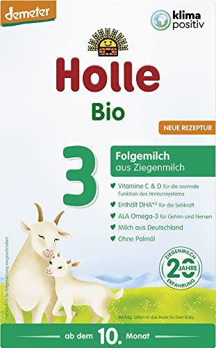 Holle Bio-Folgemilch 3 auf Ziegenmilchbasis, 400g