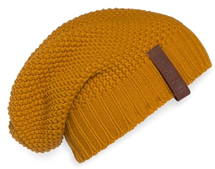 Knit Factory - Coco Berretto Lavorato a Maglia - Ochre - One Size