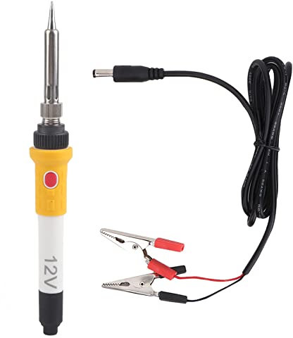 Soldering Iron, DC 12V 60W Portable Car Auto Clip Powered Electric Soldering Iron
