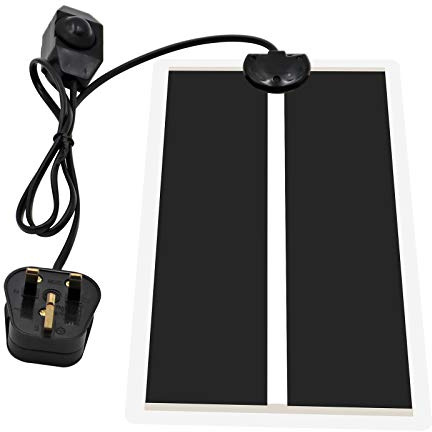 Farm & Ranch Reptile Heating Pad Tank Warmer with Temperature Control, Power Adjustment Under Tank Terrarium Heater Heat Mat for Reptiles Turtle, Tortoise, Snakes, Lizard (7W (15 * 28CM))