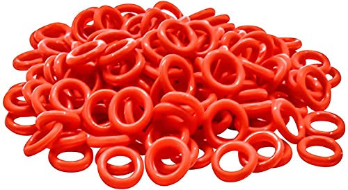 200 amortiguadores de goma para interruptores de teclas Cherry MX (rojo)