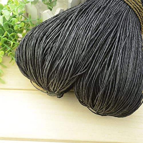 600 Metri 500g Filato di Paglia di Rafia Naturale Per Lavorare A Mano All'uncinetto Cappello Estivo Borsa Cuscino Cestini Materiale per Maglieria