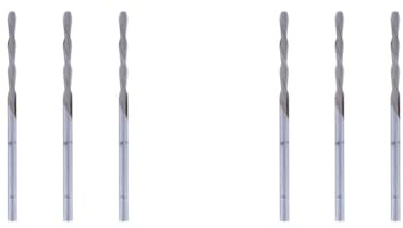 Dremel 561 Mehrzweck Spiral Fräser, Zubehörsatz mit 1 Fräser zum Schneiden von Holz, Kunststoff, Glasfaser, Gipskarton, Laminat und Vinylverkleidungen, 3 Stück (2er Pack)