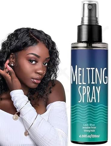 Invisible Wig Adhesive Spray - Lace Bonds - Strong Hold Lace Tint Spray - Perfect for Wigs and Hairpieces 120ML Glue