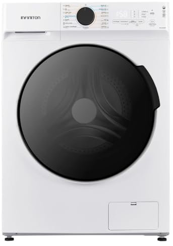 LAVADORA-SECADORA INFINITON WSD-A685B (Lava 8 KG/Seca 6 KG, Carga Frontal, INVERTER, Centrifugado max 1400 rpm, 14 Programas, Display LEd, Independiente)