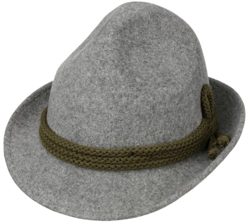LIPODO Tricorno Feltro di Lana Cappello Classico Tirolese Alpino Uomo Made in Italy Idrorepellente Estate/Inverno