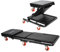 Arebos 2-in-1 Montagerollbrett | 150 kg belastbar | 6 bewegliche Rollen, 2 Davon mit Feststellbremse | 360° drehbar | Werkstatt-Liegewagen | Rollsitz | Sitz- und Liegefunktion