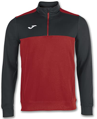 Joma Winner Sudadera, Hombre, Rojo-Negro, L