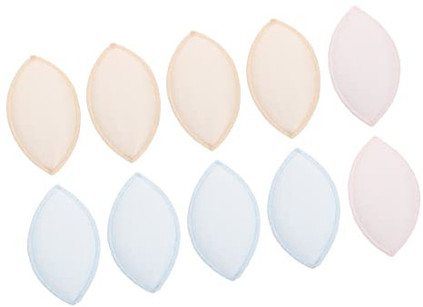 Bra Pads Inserts 5 Pairs Padded Bra Sew in Bra Cups for Women Push Up Bra Pad Removable Bra Pads Bikini Push Up Pads (Random Color)