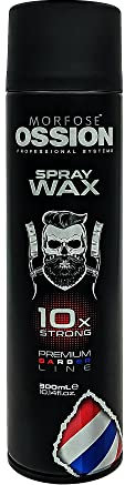 Morfose OSSION PBL 10x Strong Haarspray 300ml – Extrem starker Halt für anspruchsvolle Frisuren – Professionelles Styling Spray mit Glanz – Nicht klebrig & leicht auswaschbar – Für alle Haartypen