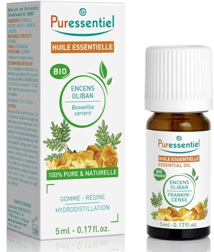 Puressentiel - Huile Essentielle Encens - Bio - 100 pourcent pure et naturelle - HEBBD - 5 ml