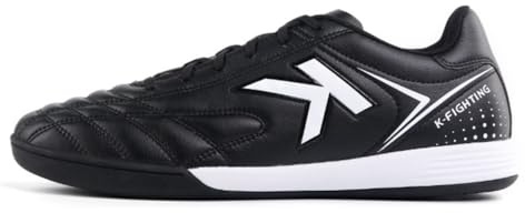 Kelme Scarpe da calcio da uomo per uomini Turf Scarpe da calcio Professionali Futsal Sneaker Traspirante Scarpe da calcio atletiche per Indoor TF, Nero, 43 EU