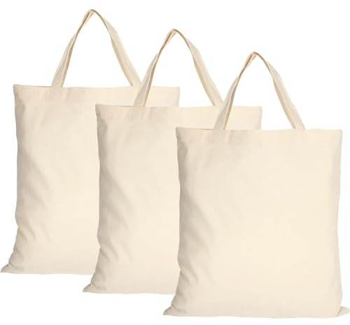 SXCCNW Baumwolltasche, 3 Stück Stofftasche