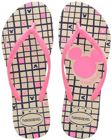 Havaianas Slim Disney Women FlipFlop Beige 4.5/5 UK