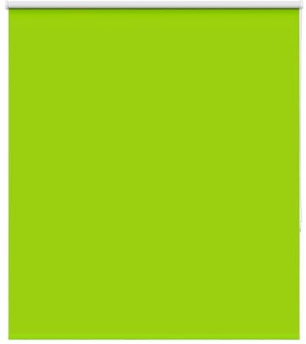 vidaXL Verdunkelungsrollo Grün 140x150cm Stoffbreite 136,6cm Polyester, Rollo, Klemmfix, Thermorollo, Verdunklungsrollo, Klemmrollo, Fensterrollo