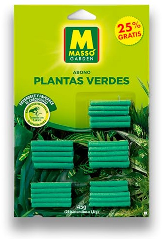 Abono en Bastoncitos para Plantas Verdes 25 Unid. MUY EFECTIVOS | Fertilizante en Bastoncillos Nutrición Completa 3 Meses | Abono Liberación Lenta NPK 12-7-7 Plantas Interior y Exterior | Nexum Market