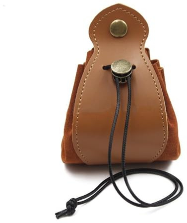 Generico 3 Pezzi Custodia Per Dadi Borsa e Vassoio Per Dadi Piccolo Gioco Polvere Compatto Segnale Custodia Marsupio Sacchetto Di Perline Di Gioco Buste Viaggio Vassoio Pelle