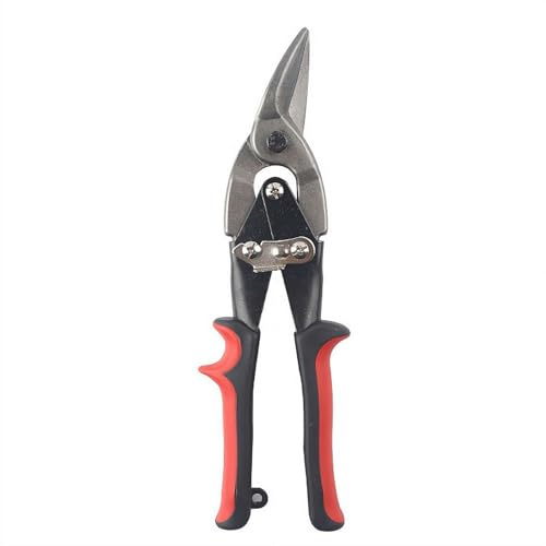 Cesoie aeronautiche ad azione composta, taglio dritto, 250 mm, resistenti e dritte per latta, taglio lamiera, o alluminio, UPVC, rete metallica, pelle, rame