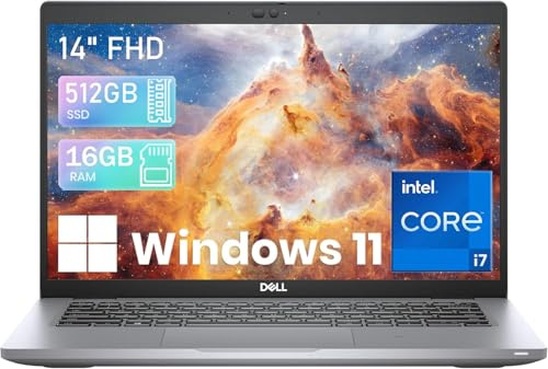 Dell Latitude 5420 Business Laptop, 14 FHD(1920X1080), Intel Core i7-1185G7, 16GB DDR4 RAM, 512GB SSD, US QWERTY Keyboard, Windows11 Pro (Renewed)