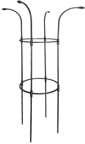 Marco de torre de enrejado de paraguas, soporte decorativo inoxidable, marco resistente para plantas trepadoras, estructura de jardín, hortensias de pepino y fruta del dragón, jazmín para hortensias