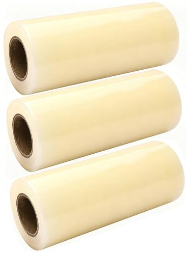 Tillfällig skärmskydd för skor, påfyllning för automatisk skodispenser, perfekt för restauranger, sterila miljöer och privata miljöer, Med 3 rullar x 3,5 cm + 16 cm, Size