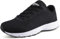 Knixmax Outdoor Wide Fit Trainers for Men Women Classic Running Shoes Athletic Gym Sneakers Lightweight Breathable Comfortable Unisex Black UK3-EU36