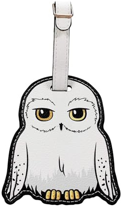 Half Moon Bay Harry Potter bagagelapp | Bagagelappar för resväskor och bagagelappar för resväskor | Harry Potter-gåvor och gåvor för bokälskare | resetillbehör och tillbehör för semestern | Hedwig