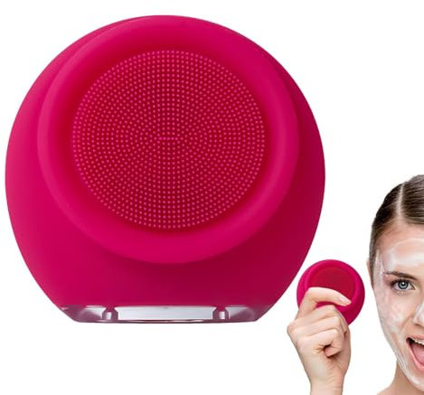 Gesichtsreinigungsbürste aus Silikon, Gesichtsreinigungsbürste, elektrische Gesichtsbürste, weiche Gesichtsreinigungsbürste, wasserdichte Gesichtsreinigungsbürste, für die tägliche Reinigung