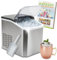 NEU - Nutrilovers NUTRI-ICE MAKER Eiswürfelmaschine Edelstahl Eiswürfel 2 Größen (S/L) Eiswürfelbereiter inkl. Moscow Mule Becher & Rezeptbuch