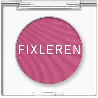 Fixleren Single Raspberry Eyeshadow, Matte Eyeshadow, Metallic Long-Lasting Holographic Multichrome Eyeshadow, Stage/Party Makeup (Raspberry-M54)