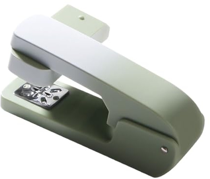Häftapparater för skrivbord – 12 x 3,5 x 5,5 cm 360 graders roterande armhäftapparat, 20 ark bra mångsidig hållbarhet kapacitet ergonomisk häftmaskin skrivbordstillbehör för klassrum skola