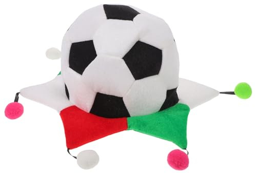 Abaodam Cappello da Tifoso di Calcio Esagonale Leggero e Traspirante Colori Vivaci, Copricapo Unisex per Feste, Photo Booth e Tifo ai Mondiali 2026 in Messico