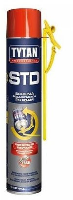 Schiuma Poliuretanica Universale Con cannuccia 750 ml - TYTAN STD