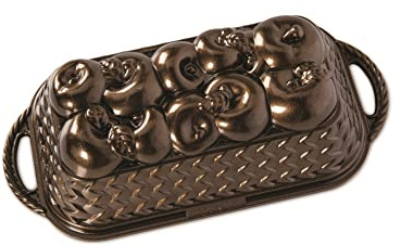 Nordic Ware Kastenform, Apfelkorb, für 6 Tassen, bronzefarben