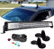 PICAA Gebogen 32 Zoll 405W LED Arbeitsscheinwerfer Bar+Magnetische Halterung+Kabelbaum Kit, Tri-Reihen LED Lightbar Lichtbalken 12V 24V Auto Offroad 4x4 Zusatzscheinwerfer