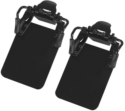 MiOYOOW Patchss pour Lunettes de Tir 3×4cm, 2 Pcs Patchs Lunettes se Tir à l'arc Rotatives à 180 °, Patchs Tir Légers Résine Standard International, pour Tir de Vue Aide à la Cible