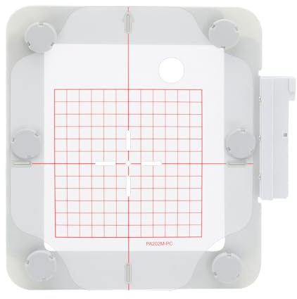 Sew Tech Cerceau à broder magnétique en métal 12 x 12 cm pour Husqvarna Viking Designer Diamond Royale Deluxe Ruby Topaze et Pfaff Creative Vision Sensation Performance Cercle à broder magnétique