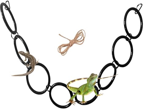 Ruwshuuk Juguetes De Enriquecimiento para Serpientes - Aro para Escalar De Serpientes | Suministros para Reptiles Y Anfibios De Terrario Zoo Sala Dormitorio Vallas