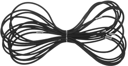 jojofuny Fasce Elastiche Antiurto Nero 10 Pezzi per Microfono in Gomma Supporto Affidabile per Microfoni a Condensatore, per Studi Professionali e Domestici