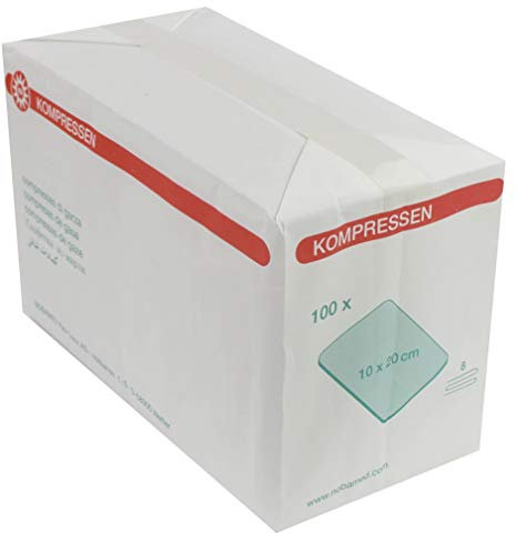 MULLKOMPRESSEN 10x20 cm unsteril 8fach